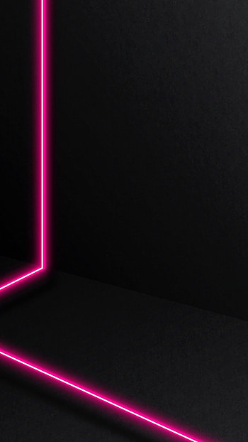 Glow in the Dark, Pink glowing lines, Dark background, Premium vector HD phone wallpaper