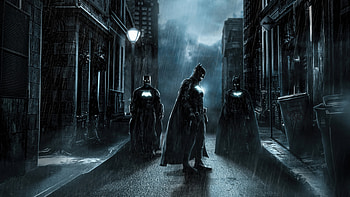 Batman Trio Shadows Of Justice, batman, the-batman, superheroes, artwork, art, digital-art, artstation HD wallpaper
