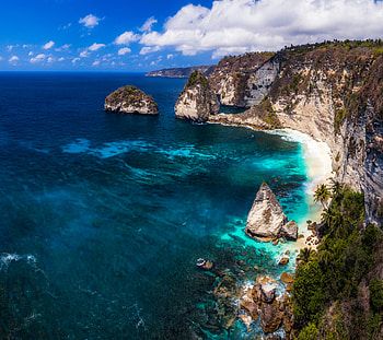Indonesia, , Coastline, Nature, Horizon, Ocean, Cliff HD wallpaper