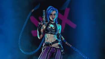 Jinx Anarchy Unleashed, jinx-league-of-legends, league-of-legends, games, 2024-games, cosplay, video-games HD wallpaper