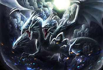 Blue Eyes Ultimate Dragon, Ultimate, Dragon, Eyes, Blue HD wallpaper