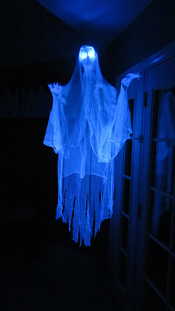Ghost, Holloween Ghost, Blue Ghost HD phone wallpaper