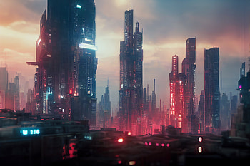 Sci-Fi city, AI Art, Sci Fi, artistic HD wallpaper
