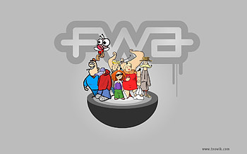 People, Miscellanea, Miscellaneous, Multicolored, Motley, Fwa, Company, Cartoons HD wallpaper
