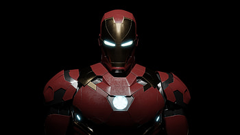 Iron man, iron suit, art, superhero HD wallpaper