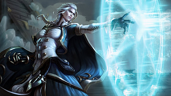 Jaina Proudmoore, Heroic Alliance leader, Azeroth adventurer, Artistic portrayal HD wallpaper