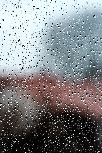 Rain, Drops, Macro, Blur, Smooth, Glass HD phone wallpaper