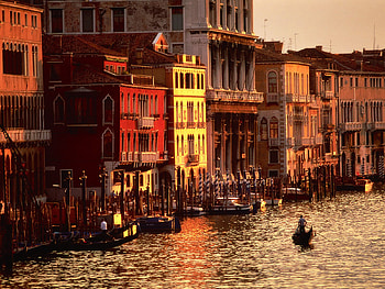 Building, Architecture, Italy, , Boat, Canal, Gondola, Place, Scenic, Venice HD wallpaper