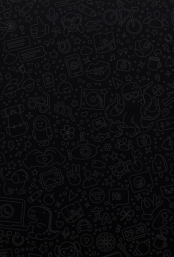 In celebration of WhatsApps dark mode! in 2020. Dark , Chat whatsapp, pattern, Night Mode HD phone wallpaper
