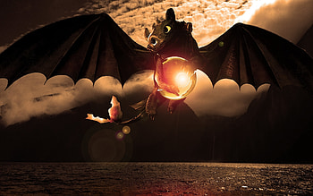 Cartoon, Dragons HD wallpaper