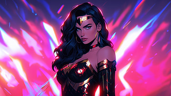 Wonder Woman Majestic Portrait, wonder-woman, superheroes, artwork, artist, digital-art, art, deviantart HD wallpaper