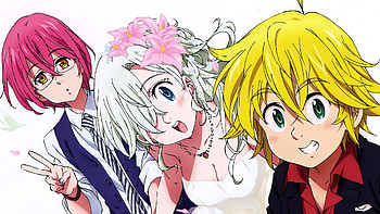 Anime Nanatsu no Taizai meliodas Gowther ( Sin of Lust ) Elizabeth Liones HD wallpaper