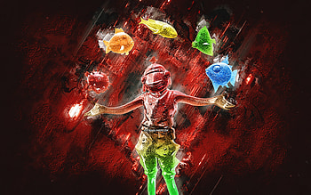 Fortnite Gummy Fishstick Skin, Fortnite, main characters, red stone background, Gummy Fishstick, Fortnite skins, Gummy Fishstick Skin, Gummy Fishstick Fortnite, Fortnite characters HD wallpaper
