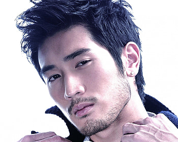 Godfrey Gao, white, man, actor, face, male, hand HD wallpaper