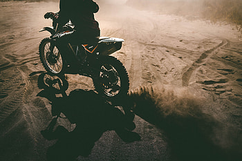 Sand, Motorcycles, Motorcyclist, Motorcycle HD wallpaper