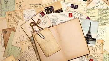 Postcards, Miscellanea, Miscellaneous, Paper, Notebook, Recordings, Record, Memories HD wallpaper