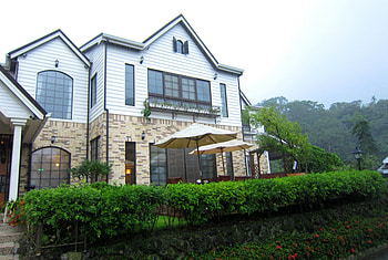 Hot Spring Villa, hot spring tour, villa, mountainous, hot spring HD wallpaper
