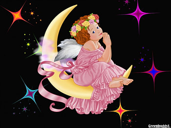 PRAYING, STARS, MOON, CREATION HD wallpaper