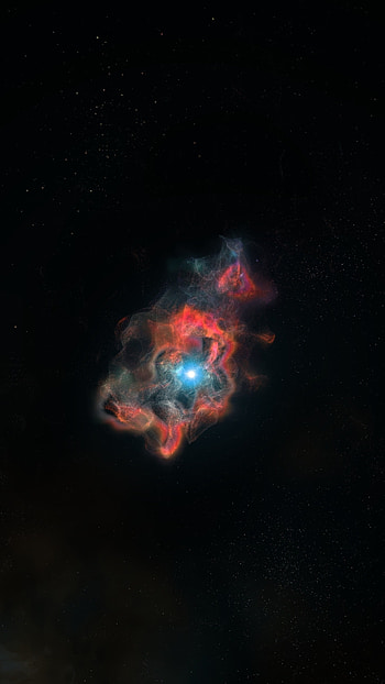 Cosmos, clouds, galaxy, colorful, art HD phone wallpaper
