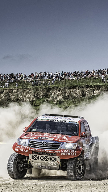 Toyota Hilux Dakar 2015, Rally Raid HD phone wallpaper