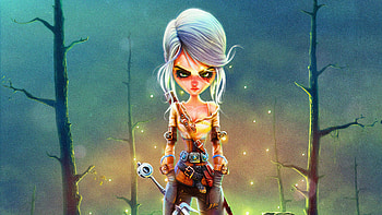 Ciri Witcher Girl Character Art , ciri, the-witcher-3, games, ps4-games, xbox-games, pc-games, behance HD wallpaper