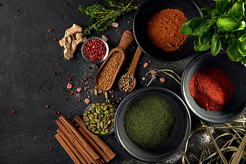 Food , Spices still life, Colorful composition, Gastronomic delight HD wallpaper