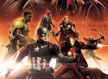 Avengers: Age of Ultron, hulk, black widow, captain america HD wallpaper