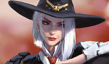 Beautiful, ashe, artwork, Overwatch HD wallpaper