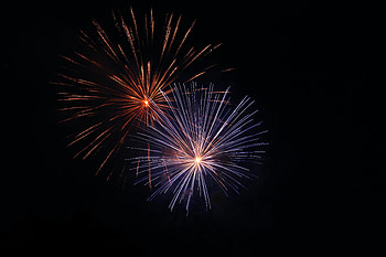 Holidays, Night, Dark, Sparks, Holiday, Fireworks, Firework HD wallpaper