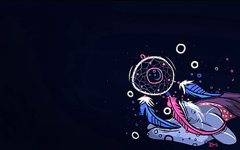 Art, Vector, Drawing, , Sleep, Dream, Dream Catcher, Dreamcatcher HD wallpaper