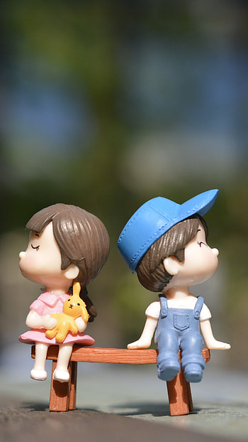 Girls Vs Boys, Cute Cartoon HD phone wallpaper