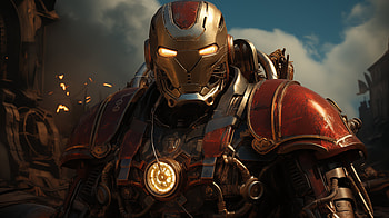 Dieselpunk Iron Man, Iron Man, dieselpunk HD wallpaper