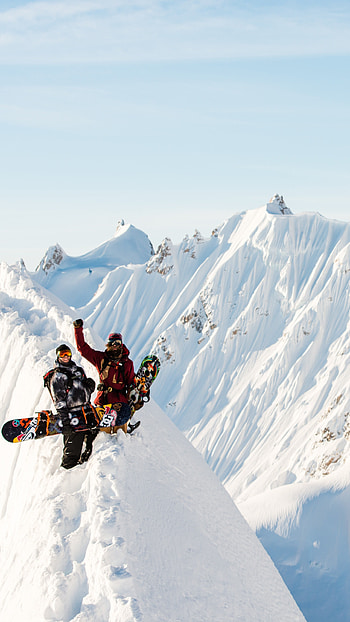 Travis Rice , The Fourth Phase movie, Snowboarding in nature, Breathtaking mountains HD phone wallpaper