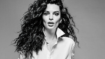 Emily Ratajkowski V Magazine Golden Age 2021, emily-ratajkowski, celebrities, girls, hoot, monochrome, black-and-white HD wallpaper