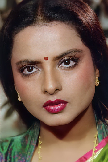 Rekha, nose, lip, Bollywood3 HD phone wallpaper