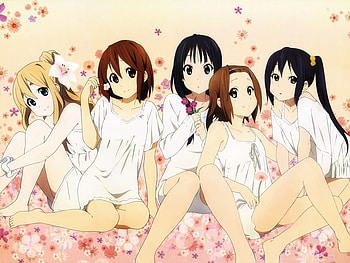 Anime friends, doll, anime, fantasy, friendship, girl HD wallpaper