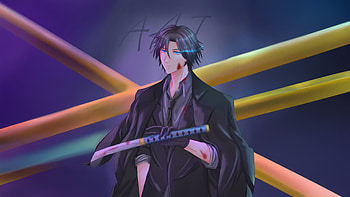 Raven Knight Urban Samurai, urban, samurai, anime-boy, artist, artwork, art, digital-art, anime, pixiv HD wallpaper