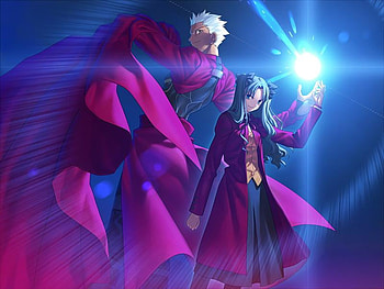 Archer and Rin, fsn HD wallpaper