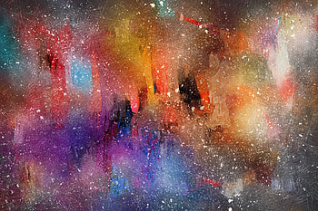 Motley, Abstract, Multicolored, Stains, Spots, Watercolor HD wallpaper