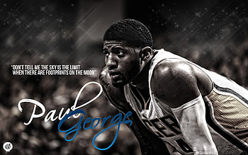 Paul George Dunk On Birdman Paul.george.indiana.pacers. HD wallpaper