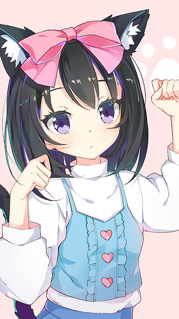 Kawaii Neko Girl — Pastel Anime , Anime, girl, anime girl HD phone wallpaper