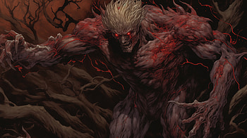 Tree Monster, monster, AI Art HD wallpaper
