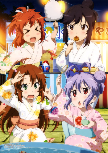 Non Non Biyori, anime, ren-chon HD phone wallpaper