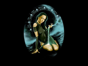 Aquarius, girl, aquaurius, fantasy, female HD wallpaper