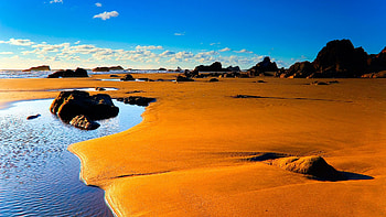 the yellow sand, l, i, n, r, o HD wallpaper