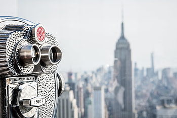 Cities, Usa, United States, New York, Manhattan, Binoculars, Rockefeller Center HD wallpaper