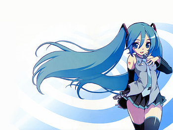 Hatsune Miku, awesome, nice, hatsune, aqua eyes, white, twintail, girl, headset, singer, aqua, anime girl, anime, pretty, virtual, blue, black, song, heads, cute, vocaloid, beauty, miku, music, vocaloids, thighhighs, program, skirt, beautiful, diva, tie, aqua hair, cool, idol, micro HD wallpaper