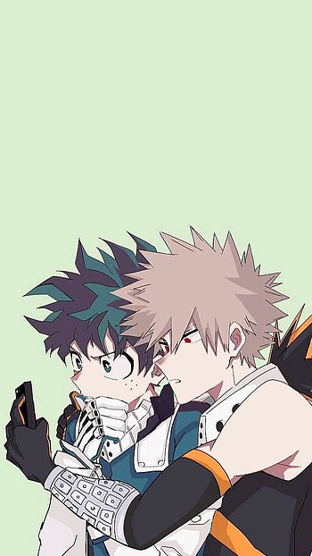 BakuDeku Color 4, mha, bnha, bkdk HD phone wallpaper