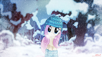 Fluttershy (My Little Pony), Tv Show, My Little Pony: Friendship Is Magic, My Little Pony, Snow, Winter HD wallpaper