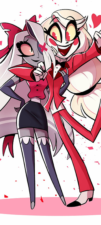Charlie Magne & Vaggie, TV Show, Hazbin Hotel HD phone wallpaper